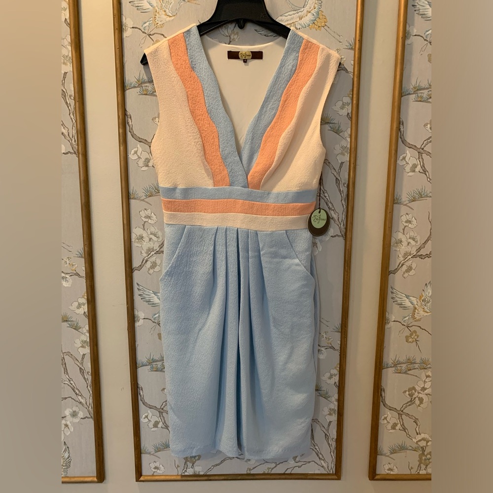 Anthropologie Eva Franco Pastel Sheath Aveta Dress
